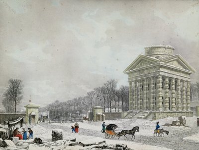 The Barriere des Champs-Elysees, 1808 by Philibert Louis Debucourt